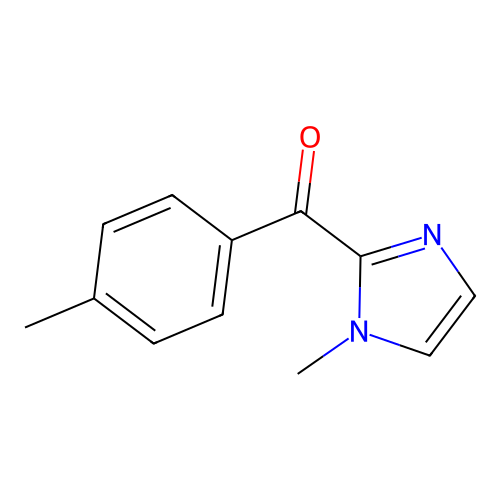 (1-methyl-1H-imidazol-2-yl)(4-methylphenyl)methanone structure