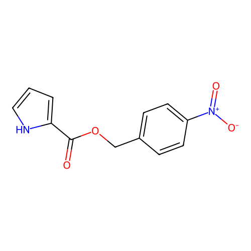 4-Nitrobenzyl 1H-pyrrole-2-carboxylate structure