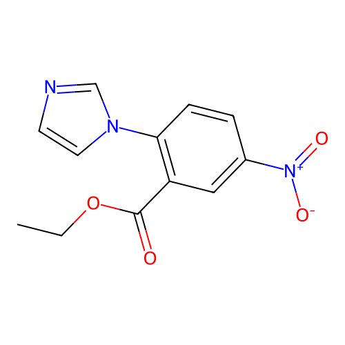 ethyl 2-(1H-imidazol-1-yl)-5-nitrobenzoate structure