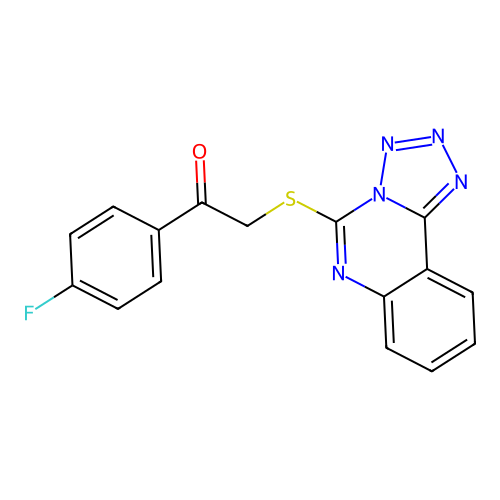 1-(4-Fluorophenyl)-2-(tetrazolo[1,5-c]quinazolin-5-ylsulfanyl)ethanone structure