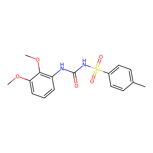 1-(2,3-Dimethoxyphenyl)-3-(4-methylphenyl)sulfonylurea structure