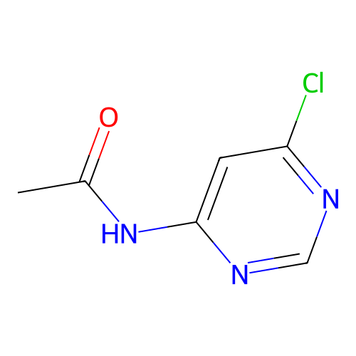 N-(6-chloropyrimidin-4-yl)acetamide structure