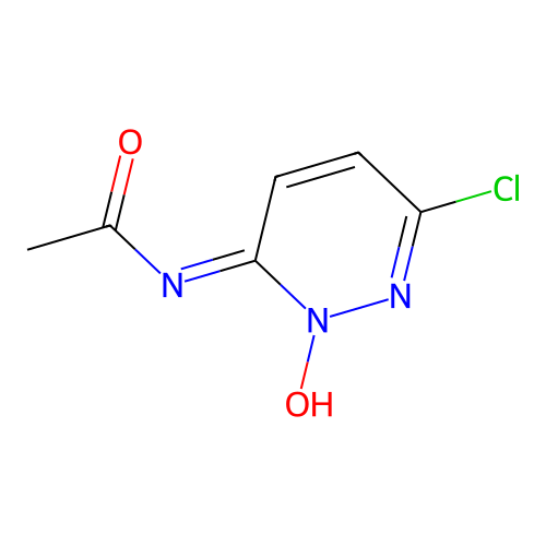 N-(6-chloro-2-hydroxypyridazin-3-ylidene)acetamide structure