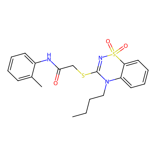 2-[(4-butyl-1,1-dioxo-1 structure