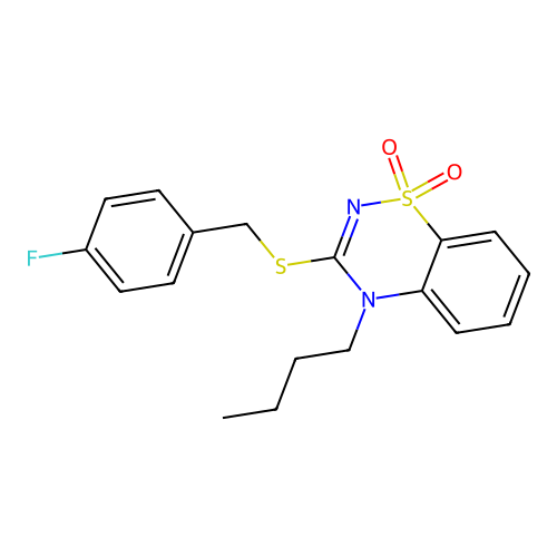 4-butyl-3-[(4-fluorophenyl)methylsulfanyl]-1 structure