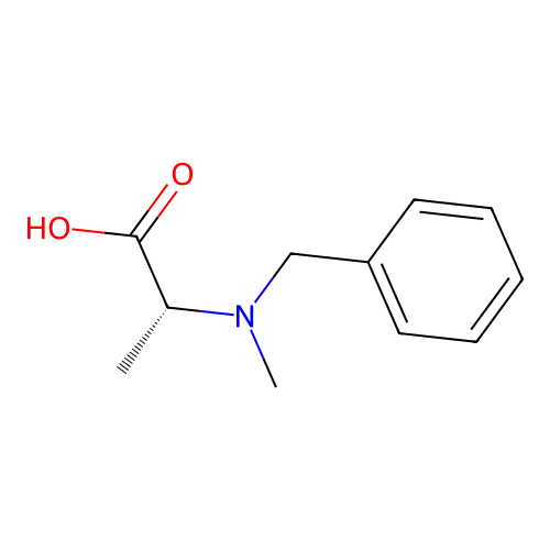 n-Methyl-n-(phenylmethyl)-d-alanine structure