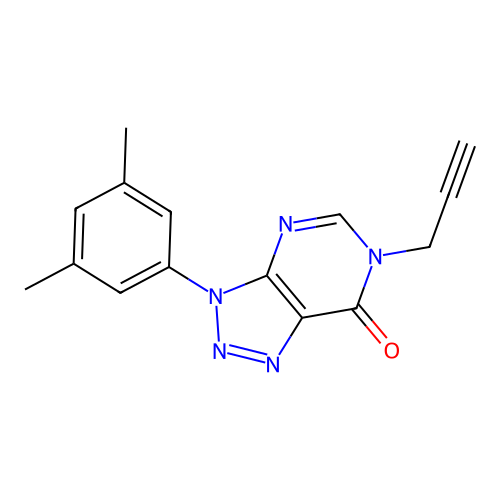 3-(3,5-Dimethylphenyl)-6-prop-2-ynyltriazolo[4,5-d]pyrimidin-7-one structure
