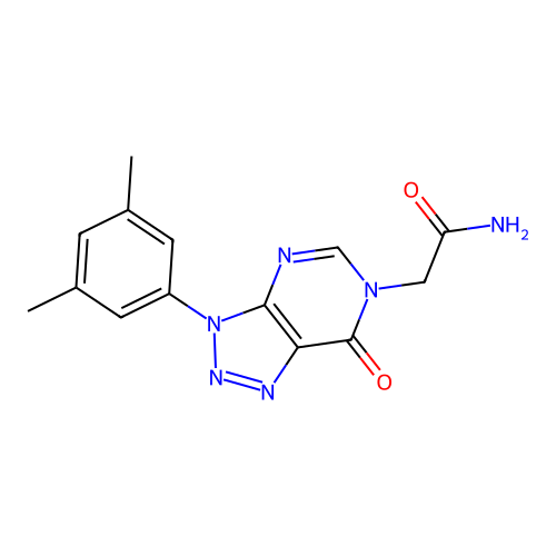 2-[3-(3,5-Dimethylphenyl)-7-oxotriazolo[4,5-d]pyrimidin-6-yl]acetamide structure
