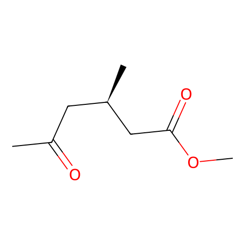 methyl (3R)-3-methyl-5-oxohexanoate structure