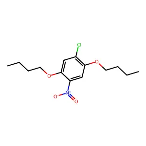1,4-Dibutoxy-2-chloro-5-nitrobenzene structure