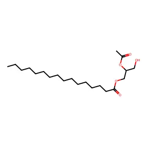 1-O-Hexadecanoyl-2-acetylglycerol structure