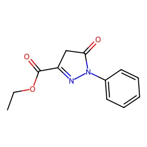 1-Phenyl-3-carbethoxy-5-pyrazolone structure