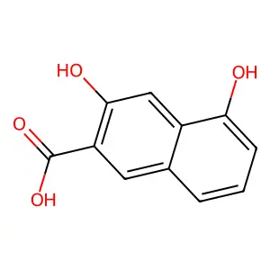 3,5-Dihydroxy-2-naphthoic acid structure