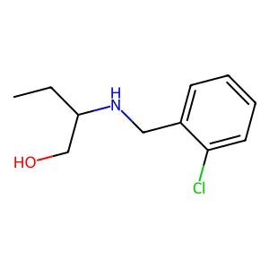 2-((2-Chlorobenzyl)amino)butan-1-ol structure