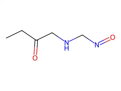 Methyl-2-oxobutylnitrosamine structure