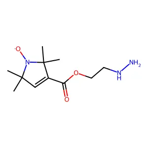 2,2,5,5-Tetramethylpyrroline-1-oxyl-3-carboxy ethylhydrazine structure