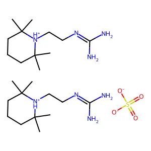 Guanidine, (2-(2,2,6,6-tetramethylpiperidino)ethyl)-, sulfate (2:1) structure