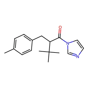 1H-Imidazole, 1-(3,3-dimethyl-2-((4-methylphenyl)methyl)-1-oxobutyl)- structure