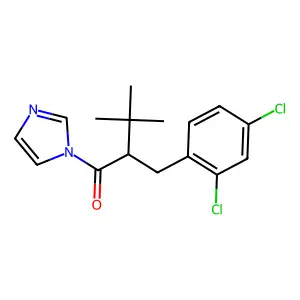 1H-Imidazole, 1-(2-((2,4-dichlorophenyl)methyl)-3,3-dimethyl-1-oxobutyl)- structure