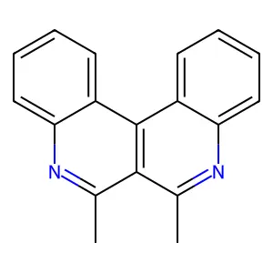 Dibenzo(c,f)(2,7)naphthyridine, 6,7-dimethyl- structure