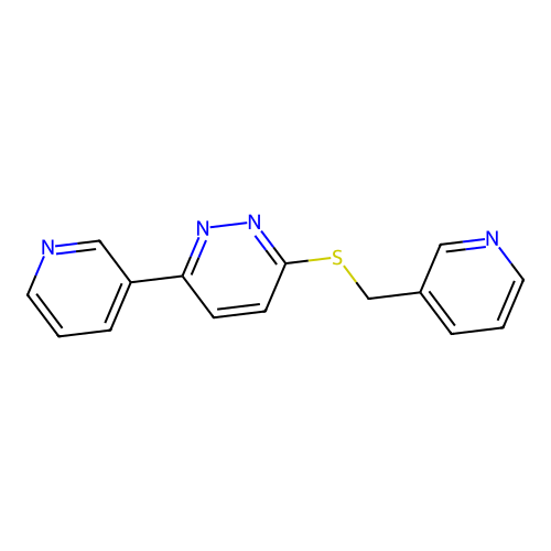 3-Pyridin-3-yl-6-(pyridin-3-ylmethylsulfanyl)pyridazine structure