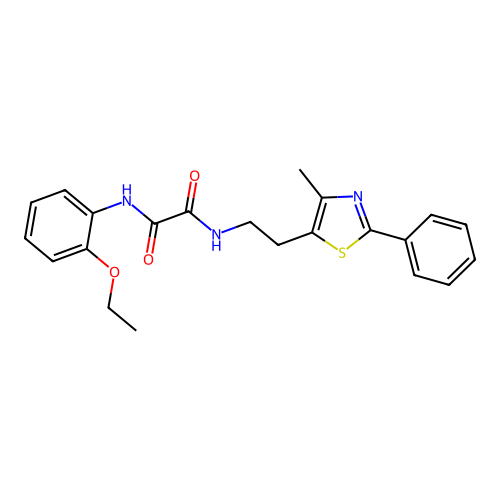 N1-(2-ethoxyphenyl)-N2-(2-(4-methyl-2-phenylthiazol-5-yl)ethyl)oxalamide structure