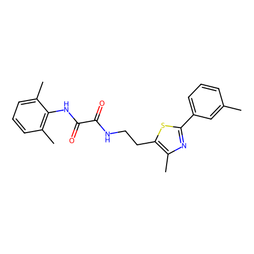 N1-(2,6-dimethylphenyl)-N2-(2-(4-methyl-2-(m-tolyl)thiazol-5-yl)ethyl)oxalamide structure