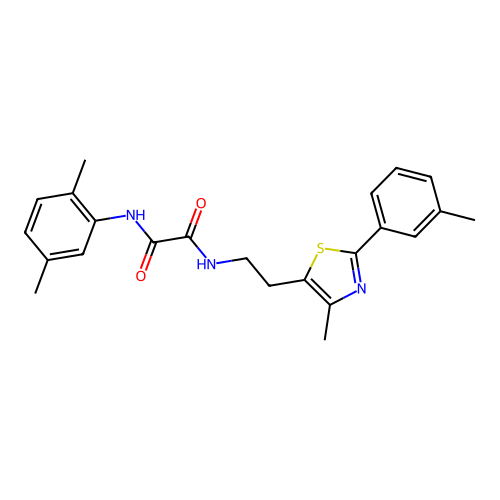N1-(2,5-dimethylphenyl)-N2-(2-(4-methyl-2-(m-tolyl)thiazol-5-yl)ethyl)oxalamide structure