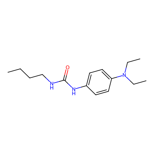 N-Butyl-N'-[4-(diethylamino)phenyl]urea structure
