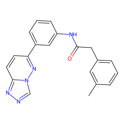 N-(3-([1,2,4]triazolo[4,3-b]pyridazin-6-yl)phenyl)-2-(m-tolyl)acetamide structure
