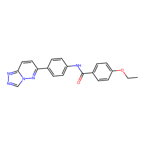 4-ethoxy-N-[4-([1,2,4]triazolo[4,3-b]pyridazin-6-yl)phenyl]benzamide structure