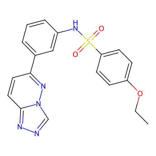 4-ethoxy-N-[3-([1,2,4]triazolo[4,3-b]pyridazin-6-yl)phenyl]benzenesulfonamide structure