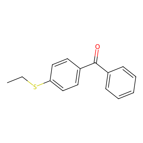 [4-(Ethylthio)phenyl]phenylmethanone structure