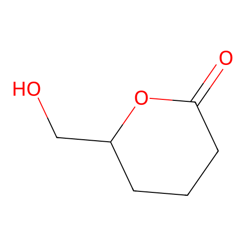 6-(hydroxymethyl)tetrahydro-2H-pyran-2-one structure
