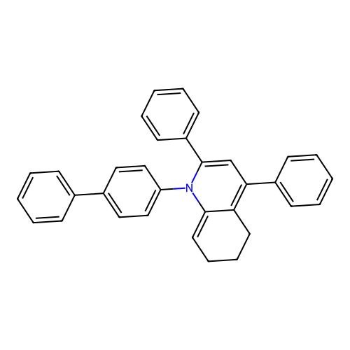 Quinoline, 1-[1,1'-biphenyl]-4-yl-1,5,6,7-tetrahydro-2,4-diphenyl- structure