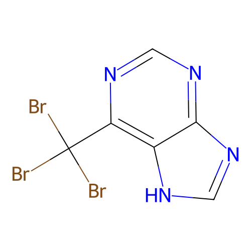 6-(tribromomethyl)-7H-purine structure