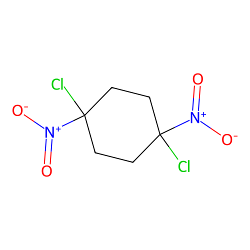 1,4-Dichloro-1,4-dinitrocyclohexane structure