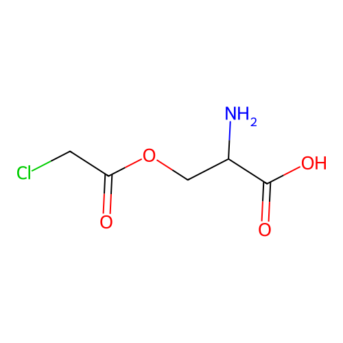 2-氨基-3-(2-氯乙酰基)氧基丙酸 structure