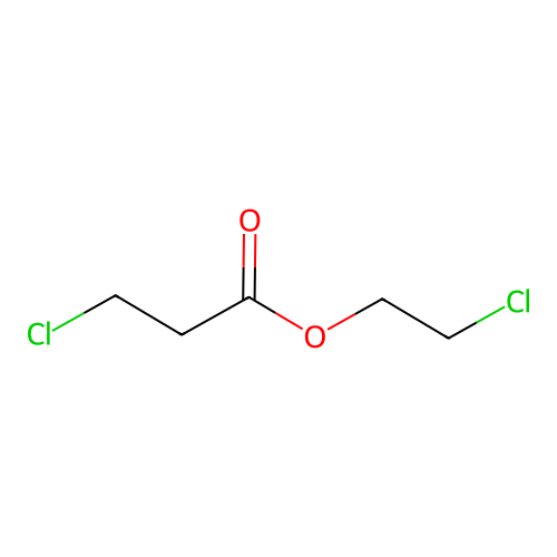 3-氯丙酸 2-氯乙酯 structure