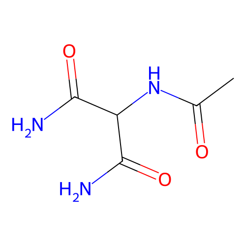 2-Acetamidopropanediamide structure