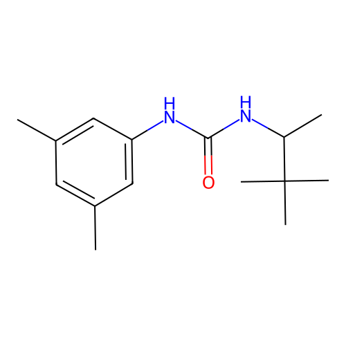 1-(3,3-Dimethylbutan-2-yl)-3-(3,5-dimethylphenyl)urea structure