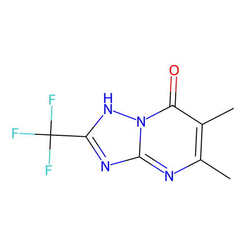 5,6-Dimethyl-2-(trifluoromethyl)[1,2,4]triazolo[1,5-a]pyrimidin-7-ol structure