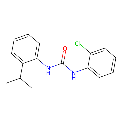 1-(2-Chlorophenyl)-3-(2-propan-2-ylphenyl)urea structure
