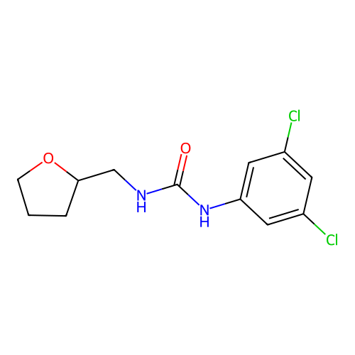 1-(3,5-Dichlorophenyl)-3-(oxolan-2-ylmethyl)urea structure