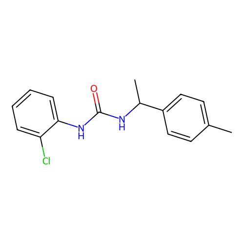 1-(2-Chlorophenyl)-3-[1-(4-methylphenyl)ethyl]urea structure