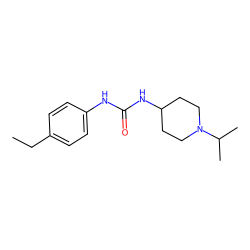 1-(4-Ethylphenyl)-3-(1-propan-2-ylpiperidin-4-yl)urea structure