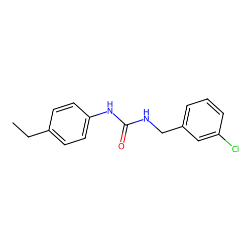 1-[(3-Chlorophenyl)methyl]-3-(4-ethylphenyl)urea structure