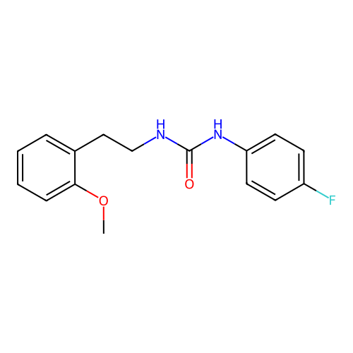 1-(4-Fluorophenyl)-3-[2-(2-methoxyphenyl)ethyl]urea structure