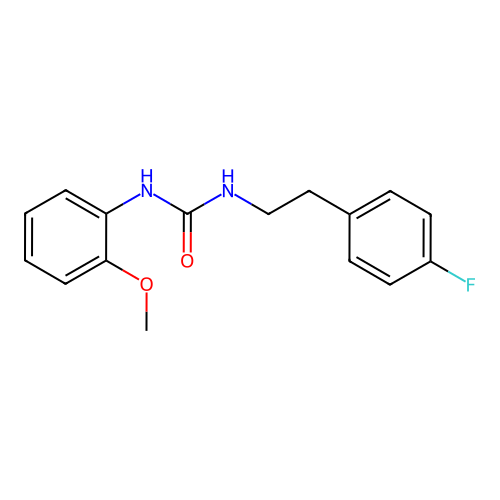 1-[2-(4-Fluorophenyl)ethyl]-3-(2-methoxyphenyl)urea structure