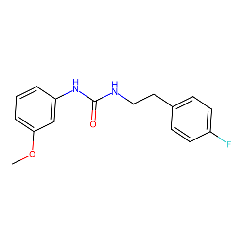 1-[2-(4-Fluorophenyl)ethyl]-3-(3-methoxyphenyl)urea structure
